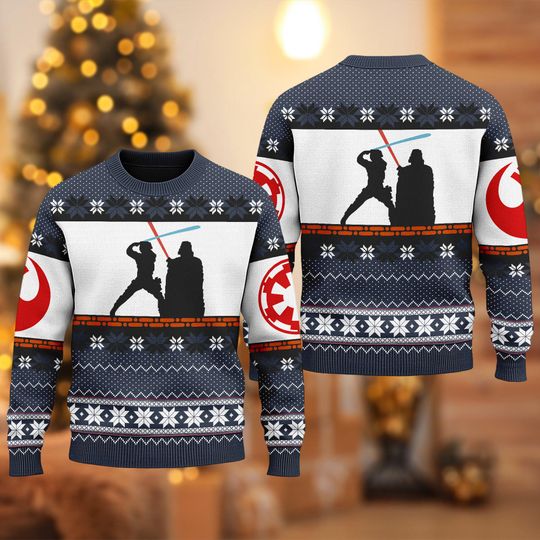 Discover Star Wars Ugly Christmas Sweater, Xmas Sweatshirt, Darth Vader Christmas Sweatshirt, Marvel Christmas Gift For Men Women Kid