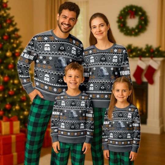 Discover Personalized Darth Vader Christmas Ugly Sweater, Stormtroopers Xmas Sweatshirt, Star Wars Christmas Ugly Sweater, Marvel Christmas Gift