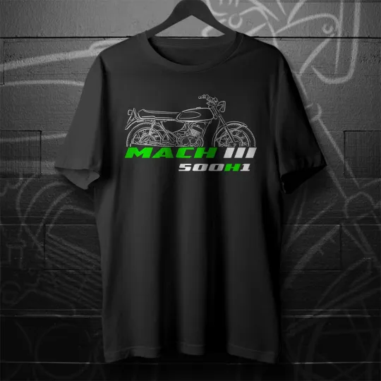Discover For Kawasaki 500 Mach III H1 1969-1975 fans - Motorcycle T-Shirt