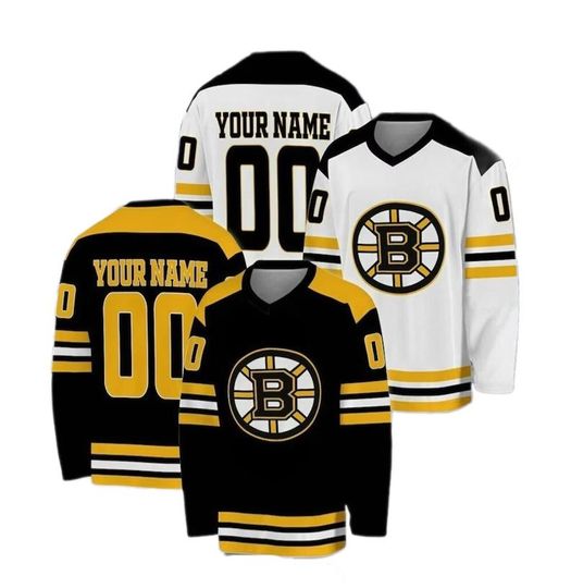 Discover Personalized Bruins Hockey Jersey, Fan Hockey Uniform, Gilmore Inspired Sports Gift