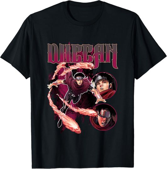 Discover Marvel Universe Classic Wiccan Flames Collage Retro Poster T-Shirt