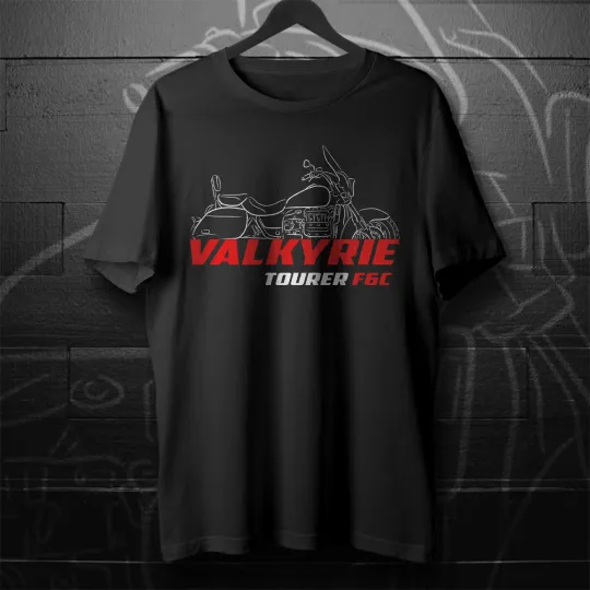 Discover Honda F6C Valkyrie Tourer 1997-2003 Motorcycle T-Shirt for Riders