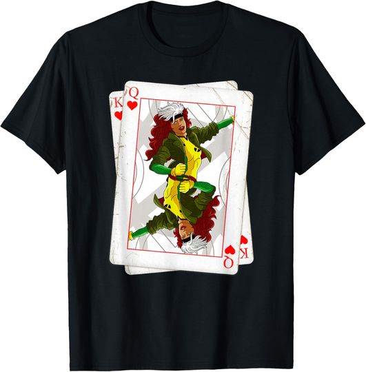 Discover Marvel X-Men Rogue Playing Card 90s T-Shirt
