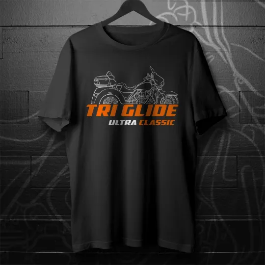 H Davidson Tri Glide Ultra Classic Motorcycle T-Shirt 2009-2024