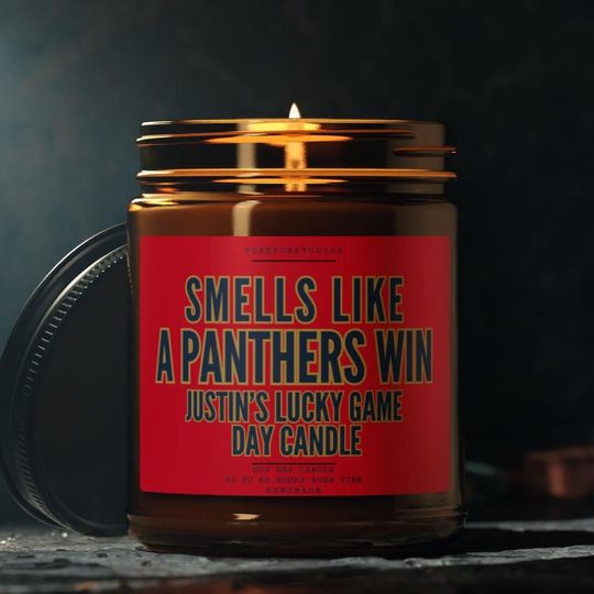 Panthers Hockey Candle: Smells Like a Win, Game Day Decor