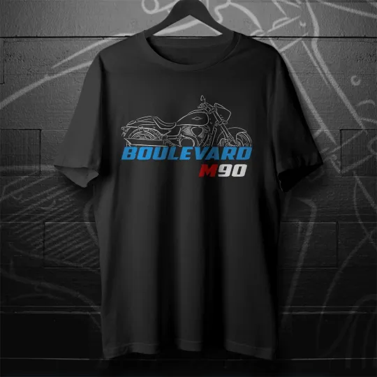 Discover Suzuki Boulevard M90 Motorcycle T-Shirt for Riders 2009-2019