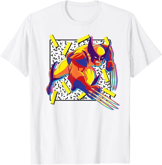 Discover Marvel X-Men Wolverine 90s T-Shirt T-Shirt