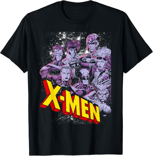 Discover Marvel X-Men Vintage Team Retro Graphic T-Shirt T-Shirt