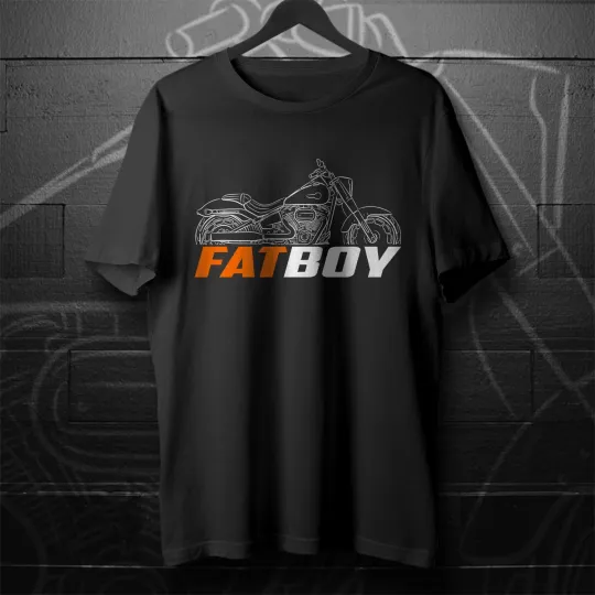 Discover H Davidson FLFBS Fat Boy Motorcycle T-Shirt 2018-2024