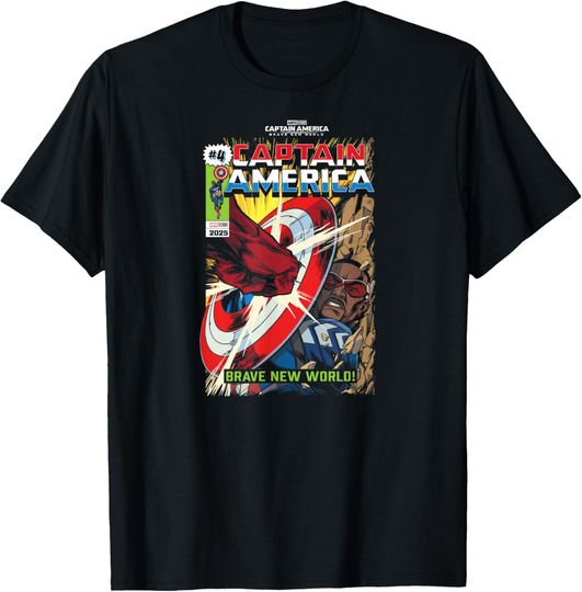 Discover Captain America: Brave New World - Comic T-Shirt