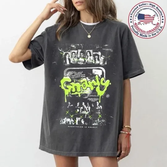 Discover NEW KATSEYE Gnarly Vintage T-Shirt, Beautiful Chaos Shirt, Kpop Fan Merch S-5XL