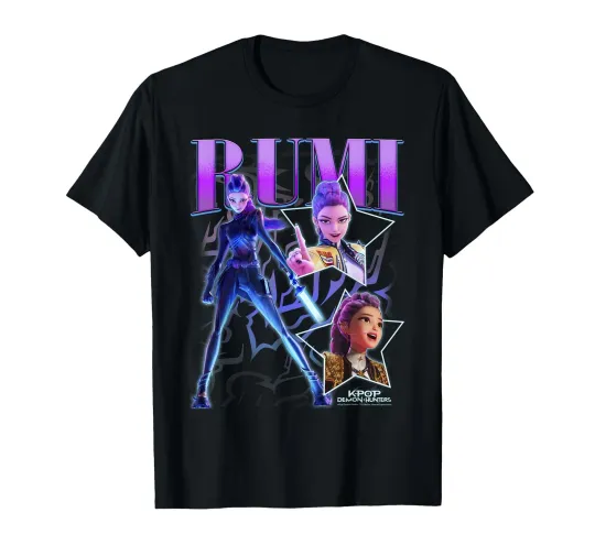 Discover Kpop Demon Hunters Halloween Rumi Showcase Y2K Style Poster T-Shirt