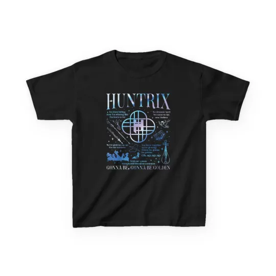 Discover Youth Huntrix Kpop Tee, Korean Pop Music Fan Shirt, Youth Graphic Top, Girls Tee
