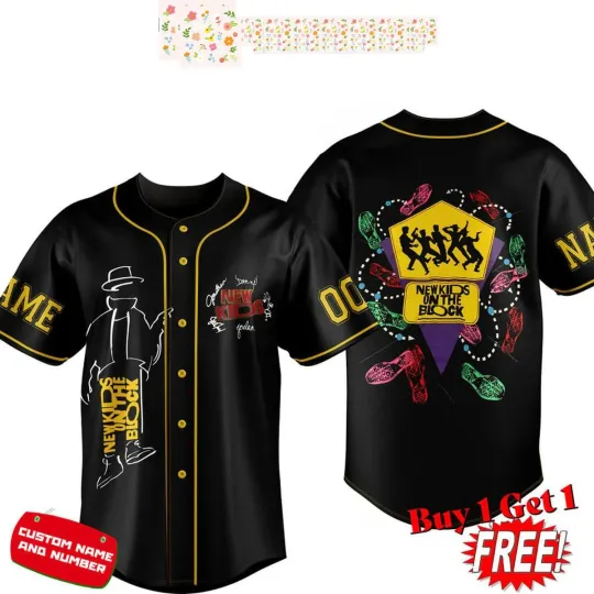 Discover NK on The Block Personalized Baseball Jersey