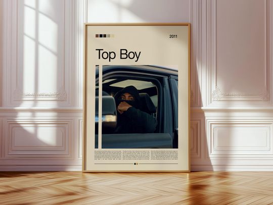 Discover Top Boy Poster | Sully Wall Art | British Series Print | Urban Grit Design | Modern Street Aesthetic Poster | London Cinematic Wall Decor