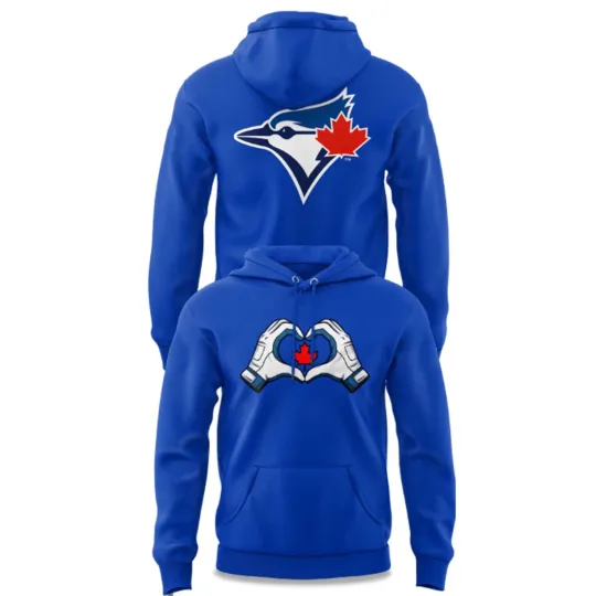 Discover Blue Jay Vladdy George’s Hand Heart Signature Hoodie