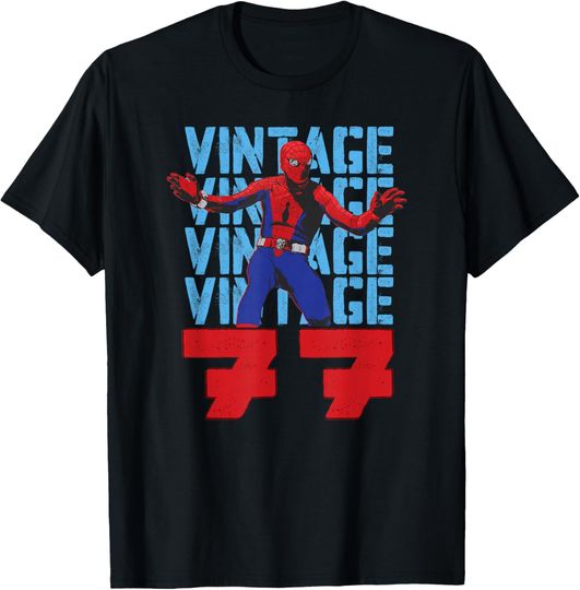 Discover Marvel Spider-Man: Beyond Amazing Vintage Retro 1977 T-Shirt