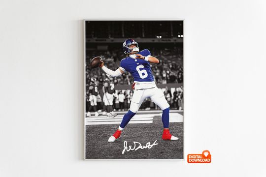 Discover Jaxson Dart Poster, Signed Football Poster