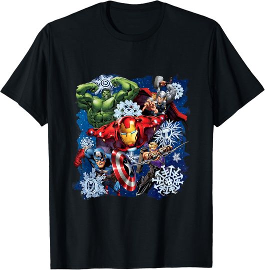 Discover Marvel Captain America Retro Holiday T-Shirt T-Shirt