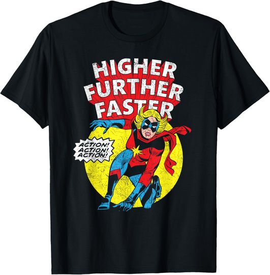 Marvel Captain Marvel Carol Danvers 1977 Comic Retro T-Shirt T-Shirt, Gift For Fans