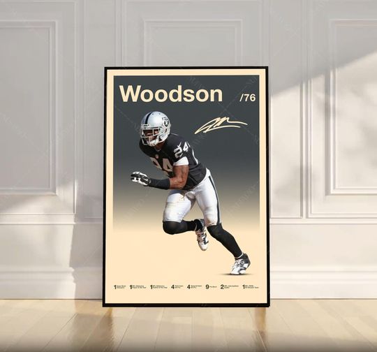 Discover Charles Woodson Poster, football Poster, Motivational Poster, Mid Century Modern Art, Football Poster, Sports Poster, Bedroom Decor, Wall Art