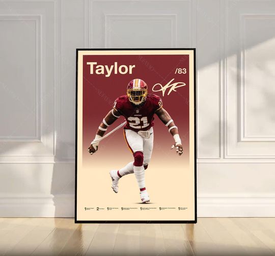 Discover Sean Taylor Poster, football Poster, Motivational Poster, Mid Century Modern Art, Football Poster, Sports Poster, Bedroom Decor, Wall Art