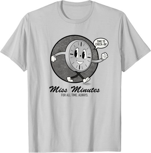 Discover Marvel Loki Miss Minutes Time To Check-In Retro T-Shirt