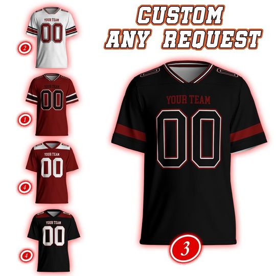 Carolina College Football Team Custom Jersey, Gamecock Football