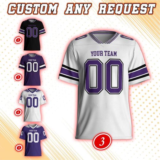 Discover Texas College Football Team Custom Jersey, Custom Any Team Name Number Football Jersey Uniform, Frog Football, College Sport 13925DN42