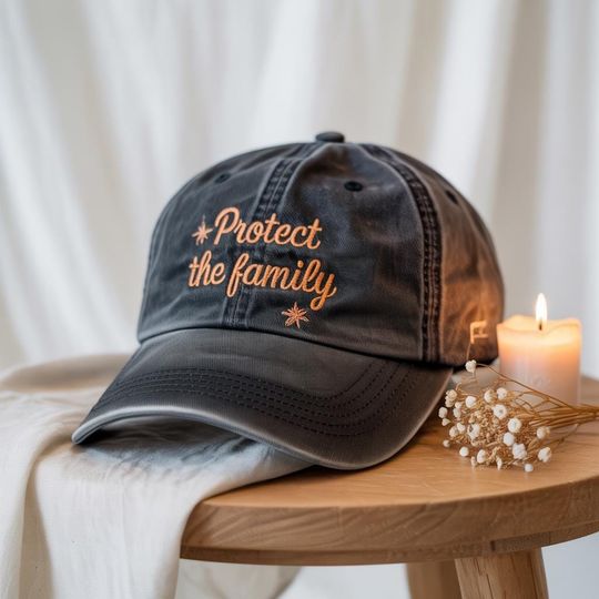 Discover Embroidered I Protect The Family Hat, Music Cap, Music Concert Fan Shirt, Gift for Her