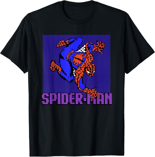 Discover Marvel Spider-Man 90s Retro Video Game T-Shirt