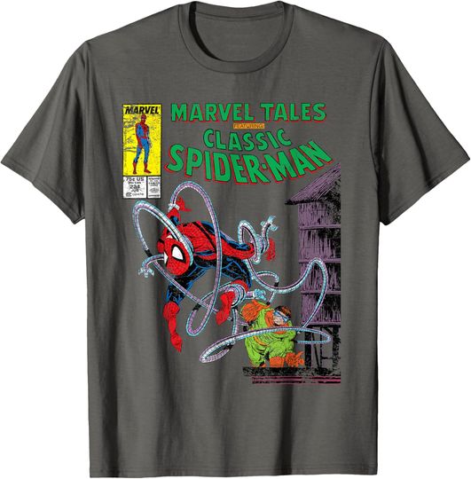Discover Marvel Spider-Man vs. Doctor Octopus Retro Comic T-Shirt