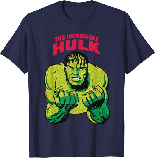 Marvel The Incredible Hulk Retro Comic T-Shirt, Gift For Fans