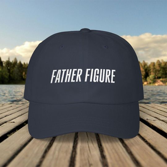 Discover Father Figure Embroidered Baseball Hat - Unisex Adjustable, Casual Everyday Wear
