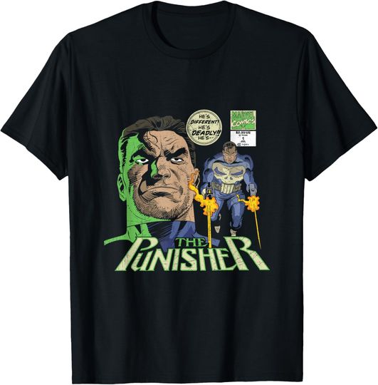 Marvel The Punisher Retro Marvel Comics T-Shirt T-Shirt, Gift For Fans