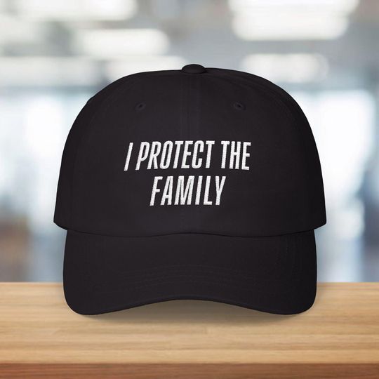 Discover I Protect the Family Embroidered Baseball Hat - Unisex Adjustable, Casual Everyday Wear