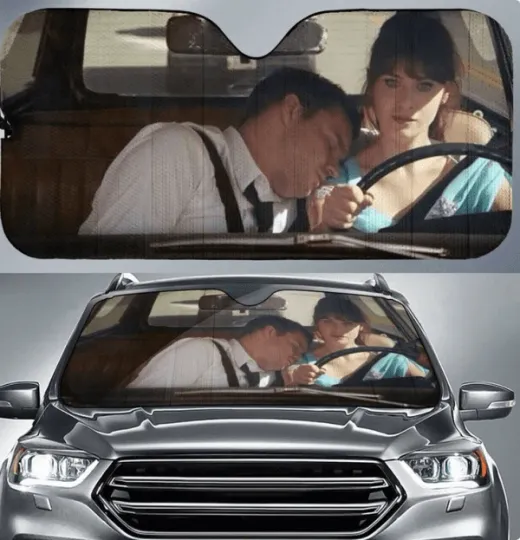 Discover New Girl Car Sun Shade Nick And Jess, Movie Car Sun Shade