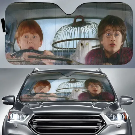 Discover Harry Potter Car Sun Shade, Movie Theme Car Sun Visor