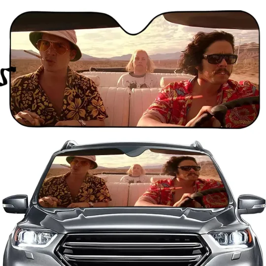 Discover Fear and Loathing in Las Vegas Car Sun Shade