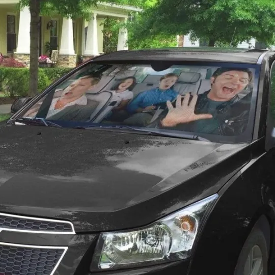 Discover Step Brothers Car Sun Shade, Movie-themed Car Sun Visor