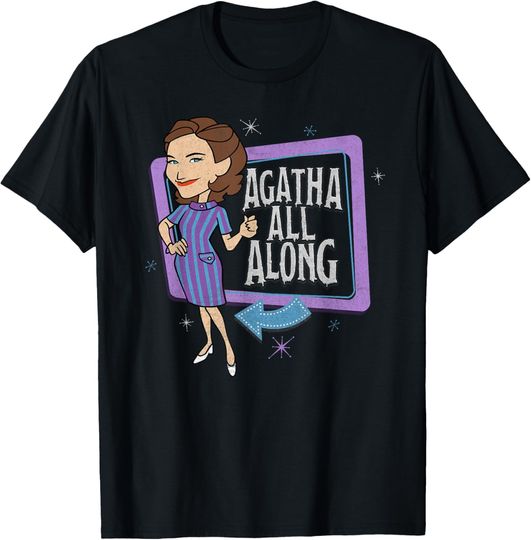 Marvel WandaVision Agatha All Along Retro T-Shirt, Gift For Fans