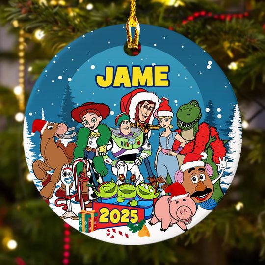 Discover Personalized Toy Story Christmas Ornament, Disney Ornament, Disney Christmas Tree Decor, Toy Story Xmas Gift For Kid