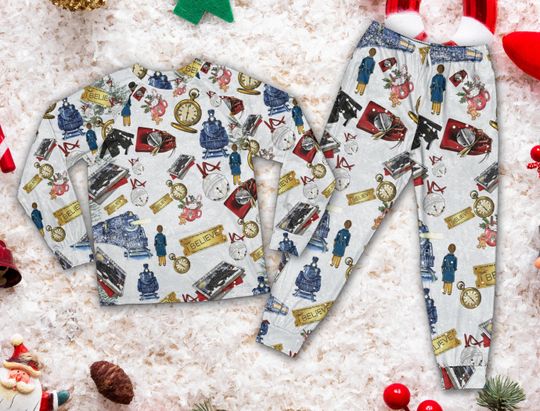 Po-lar Express Family Pajamas Set, Christmas Train Believe Pajamas, Christmas Pajamas Gift For Family