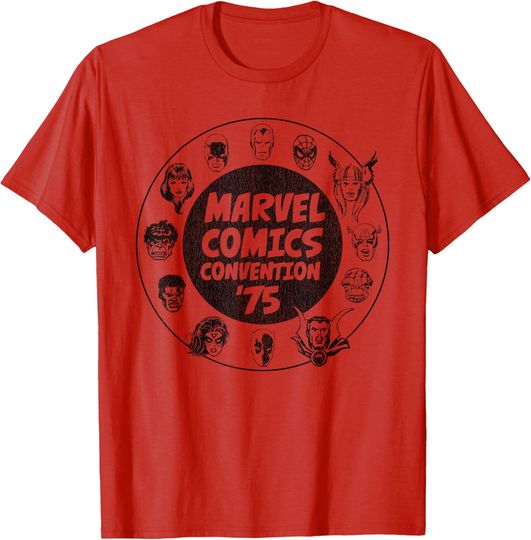 Discover Marvel Comics Convention 75 Monochromatic Vintage T-Shirt T-Shirt