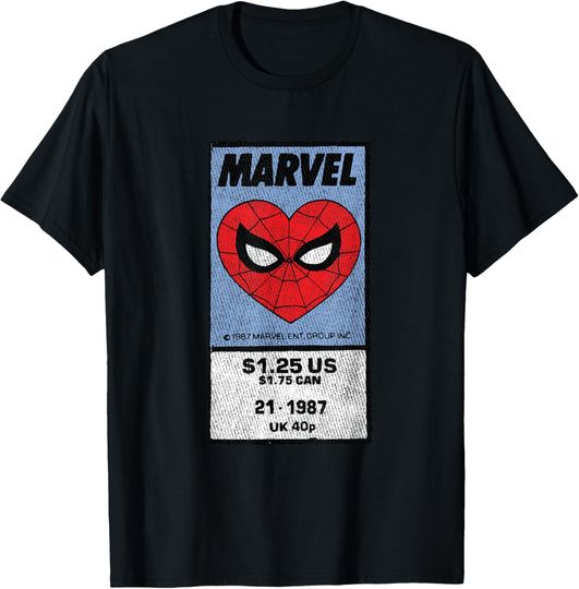 Discover Marvel Spider-Man Vintage Spidey 1987 Corner Box T-Shirt T-Shirt