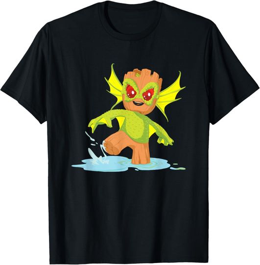 Marvel Classic Halloween Baby Groot Cute Lagoon Costume T-Shirt, Gift For Fans