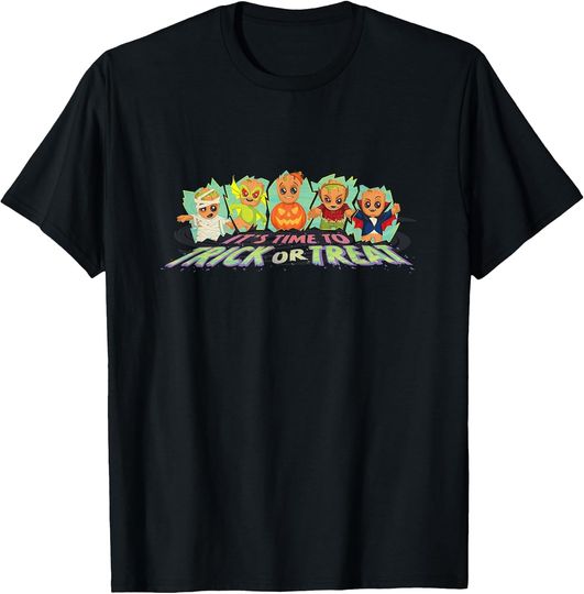 Discover Marvel Classic Halloween Time To Trick Or Treat Many Groots T-Shirt