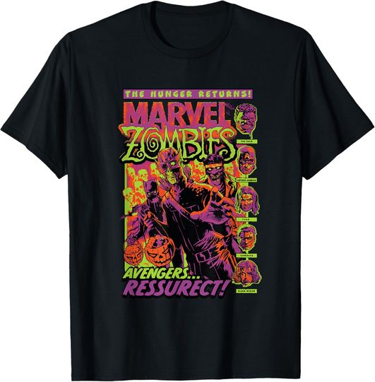 Discover Marvel Zombies Avengers Resurrect Hunger Returns Halloween T-Shirt