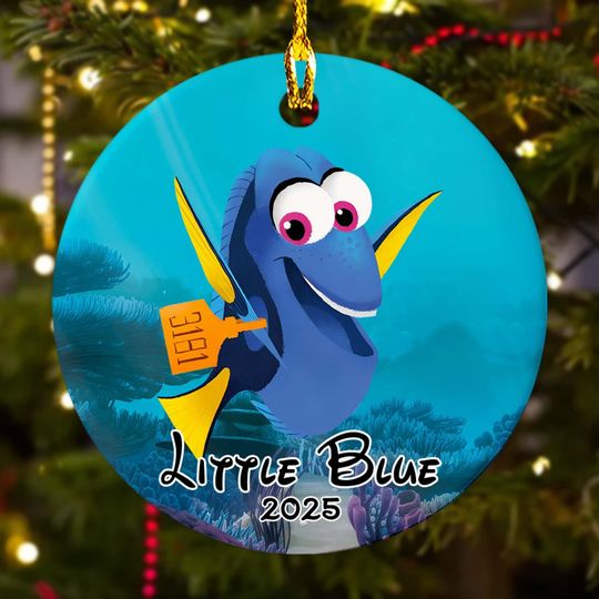 Discover Personalized Finding Dory Christmas Ornament, Disney Finding Nemo Xmas Ornament, Cartoon Christmas Tree Decor Gift