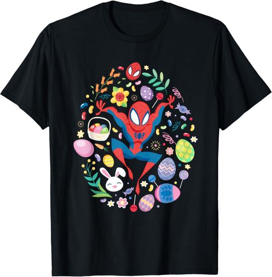 Discover Marvel Spider-Man Cartoon Easter Egg T-Shirt